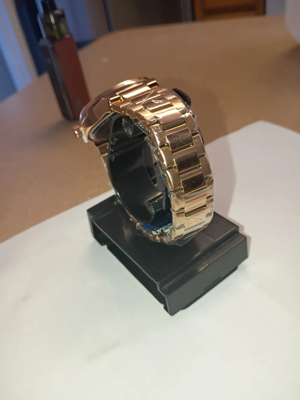 rose-Gold Tone Crystal Accent Women's Watch